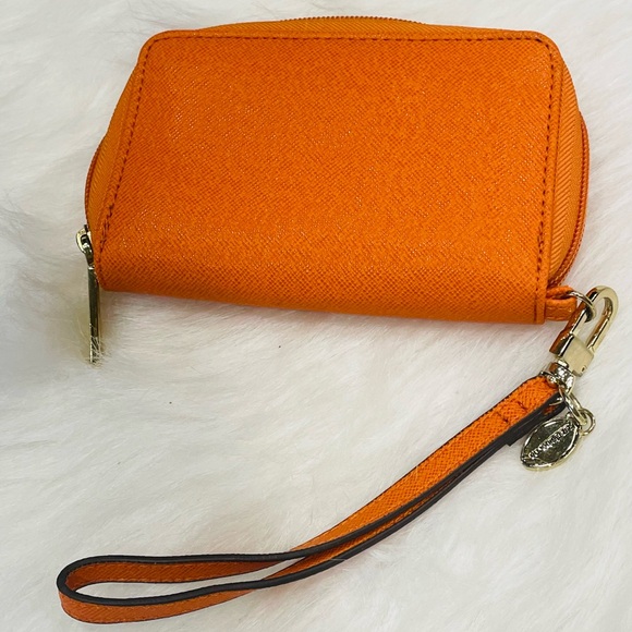 Liz ClaiborneVibrant Orange Wristlet - Picture 2 of 3